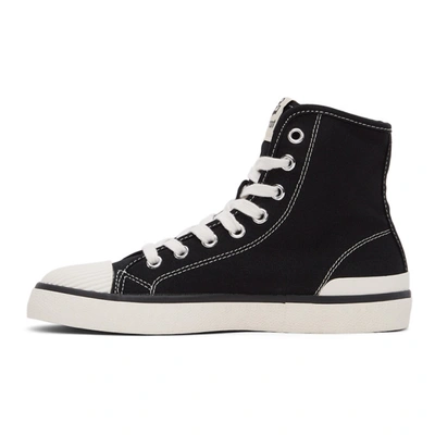 Shop Isabel Marant Black Benkeen High Sneakers In 01bk Black