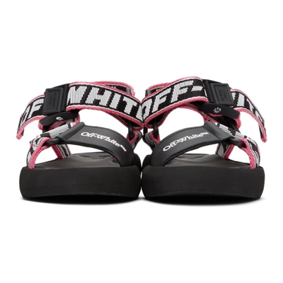 Shop Off-white Black & White Trek Sandal In Black White