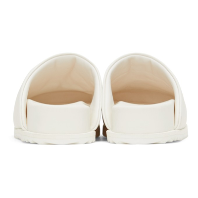 Shop Yume Yume White Faux-leather Truck Loafers In Bianco