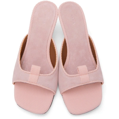 Shop Abra Pink Sport Heeled Sandals