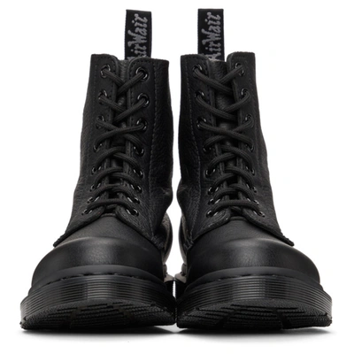 Shop Dr. Martens' Black Nubuck 1460 Pascal Boots