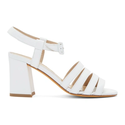 Shop Maryam Nassir Zadeh White Palma High Sandals In 029 White