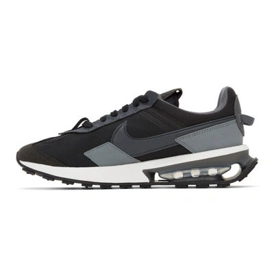 Shop Nike Black Air Max Pre-day Sneakers In Anthracite-iron Grey