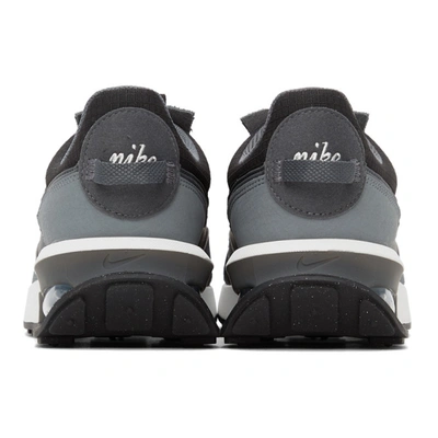 Shop Nike Black Air Max Pre-day Sneakers In Anthracite-iron Grey