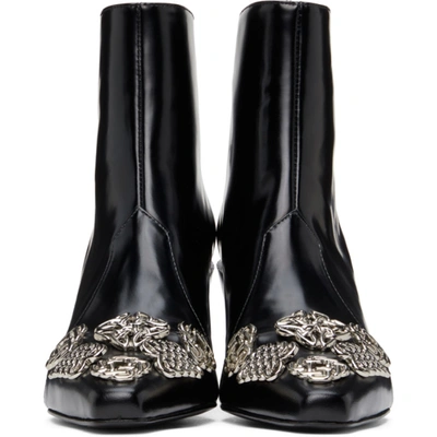 Shop Toga Black Embellished Heeled Boots