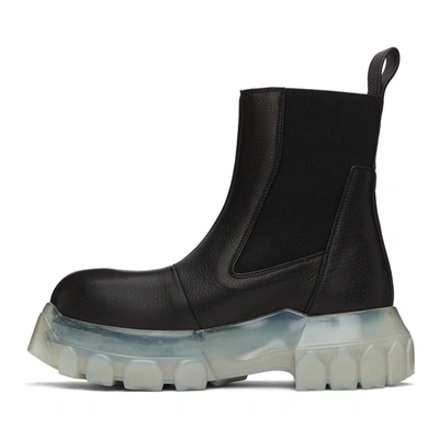 Shop Rick Owens Black Beetle Bozo Tractor Boots In 90 Black