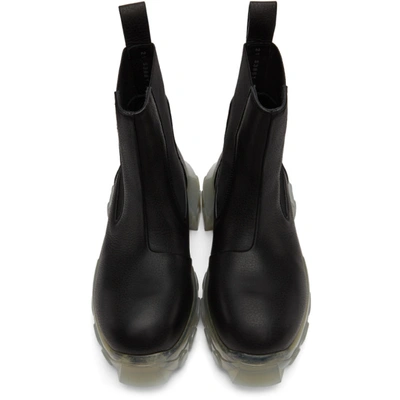 Shop Rick Owens Black Beetle Bozo Tractor Boots In 90 Black