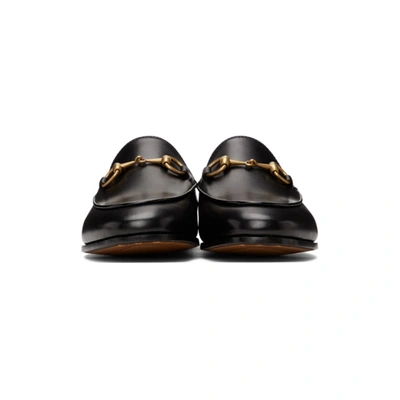 Shop Gucci Black Jordaan Loafers