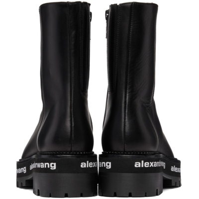 Shop Alexander Wang Black Stanford Boots In 001 Black