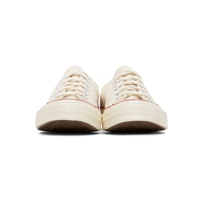 Shop Converse Off-white Chuck 70 Ox Sneakers In Parchment