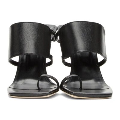 Shop By Far Black Gigi Heeled Sandals