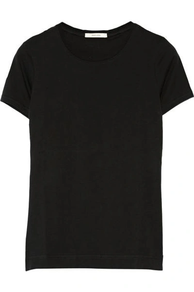 Shop Adam Lippes Pima Cotton T-shirt In Black