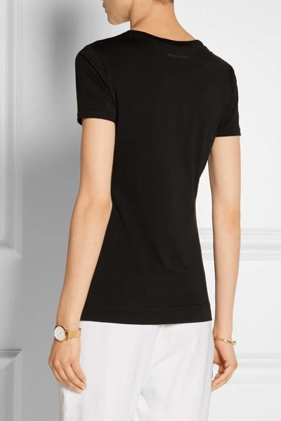 Shop Adam Lippes Pima Cotton T-shirt In Black