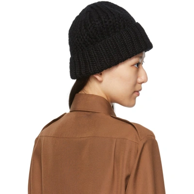 Shop The Row Black Cashmere Ayfer Beanie In Blk Black