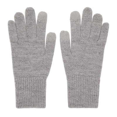 Shop Rag & Bone Grey Wool Addison Gloves