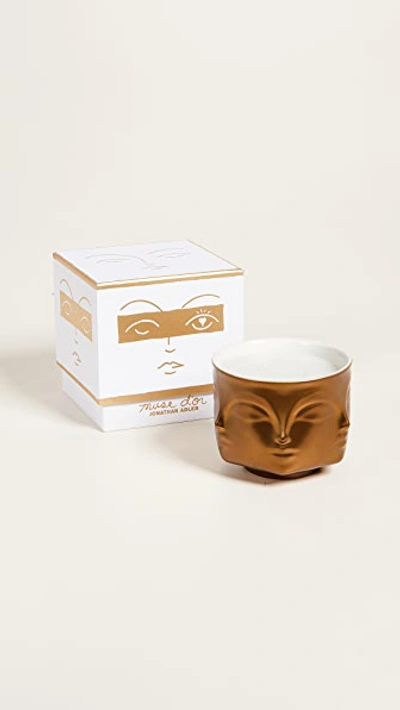 Shop Jonathan Adler Muse D'or Candle In Gold