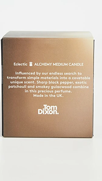 Shop Tom Dixon Medium Alchemy Scented Candle In Black