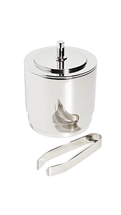 Shop Georg Jensen Manhattan Ice Bucket & Tongs Stainless Steel One Size