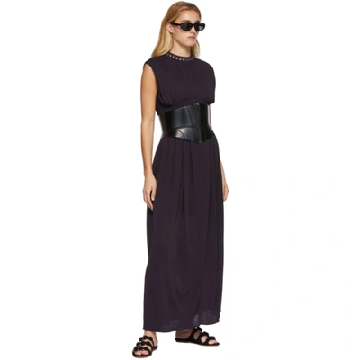 Shop Alaïa Black Zip Corset Belt In 999 Black