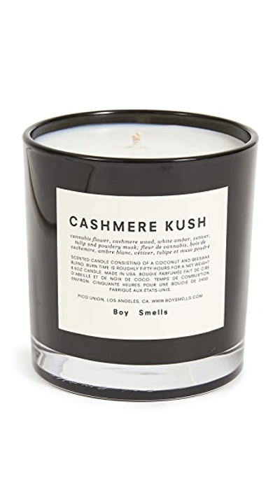 Shop Boy Smells Cashmere Kush Candle Ivory One Size