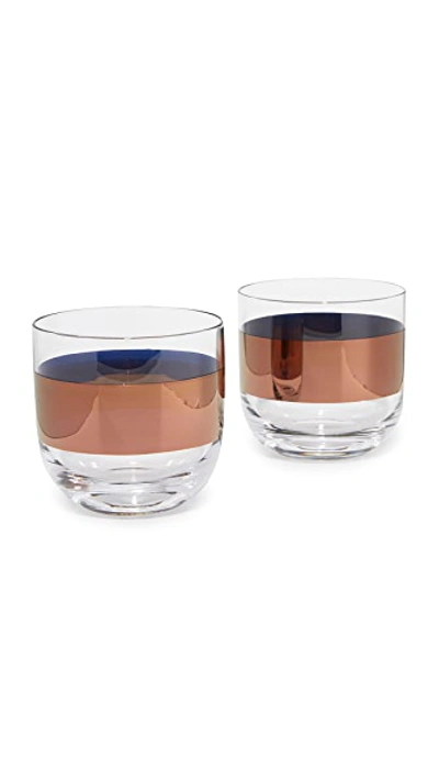 Shop Tom Dixon Tank Whisky Glasses Copper One Size