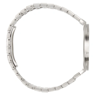 GUCCI SILVER INTERLOCKING G 25H WATCH 