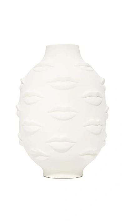 Shop Jonathan Adler Round Gala Vase White One Size
