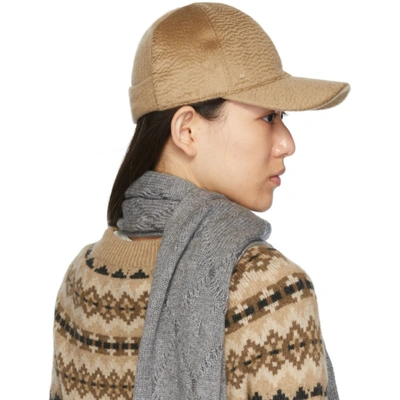 Shop Max Mara Beige Amiche Cap In 001 Camel