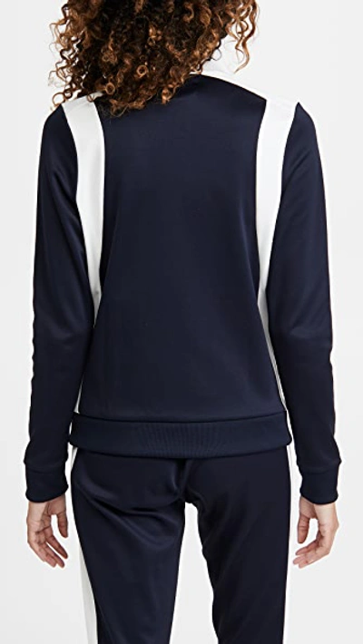 Shop Tory Sport Colorblock Track Jacket In Tory Navy/snow White