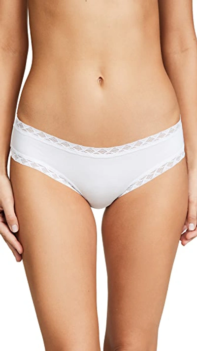 Shop Natori Bliss Cotton Girl Briefs In White