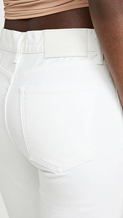 Shop Moussy Vintage Mv Clare Skinny Jeans In White