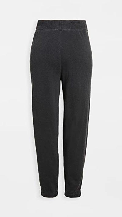 Shop James Perse Fleece Pull On Sweatpants In Carbon