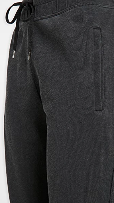 Shop James Perse Fleece Pull On Sweatpants In Carbon