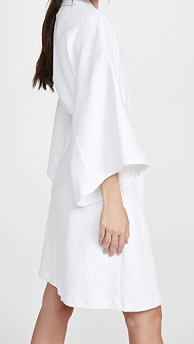 Shop Eberjey Zen Short Spa Robe In White