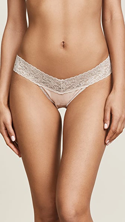 Shop Hanky Panky Cotton With A Conscience Low Rise Thong Chai