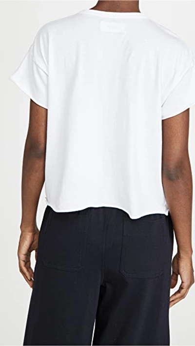 Shop The Great The Crop Tee True White