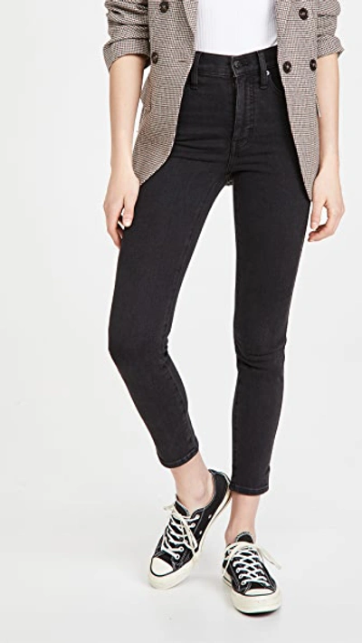 Shop Madewell 10'' High Rise Skinny Jeans