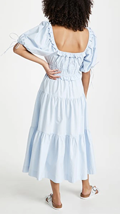 EN SAISON POPLIN TIERED MIDI DRESS ENSAI30065
