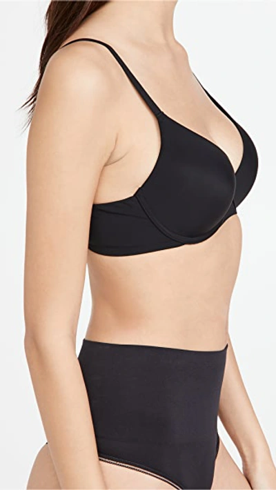 Shop Natori Minimal Convertible Push-up Bra Black