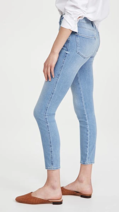 Shop Frame Le High Skinny Double Needle Jeans In Tropic