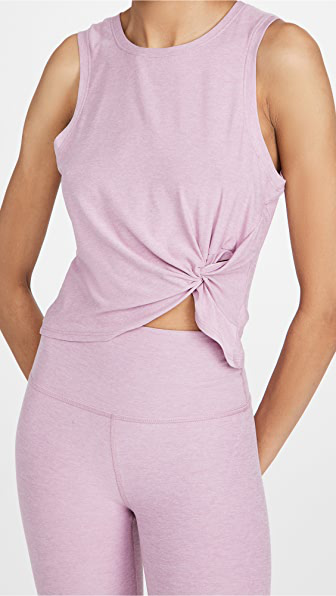 Beyond Yoga Twist Through Cropped Tank