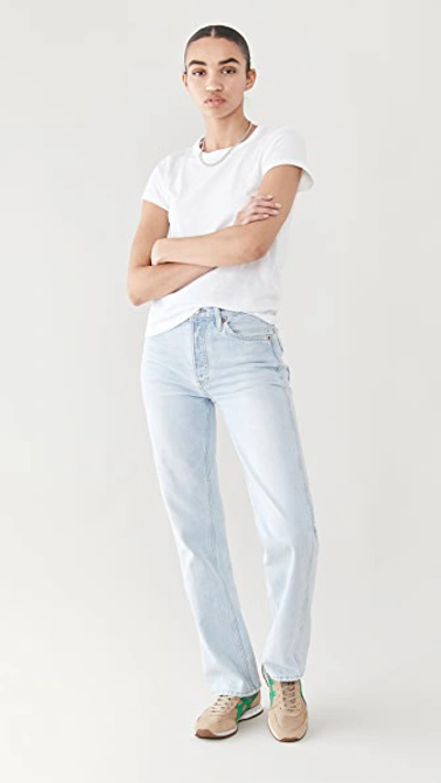 Rag & Bone The Slub Tee In Bright White