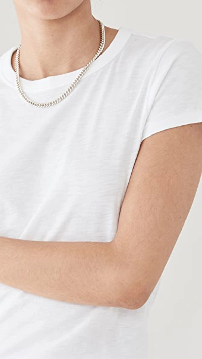 Rag & Bone The Slub Tee In Bright White