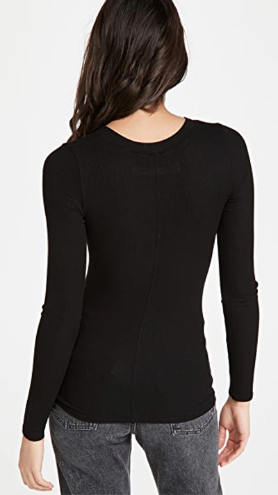 Enza Costa Silk Rib Fitted Long Sleeve Cardigan