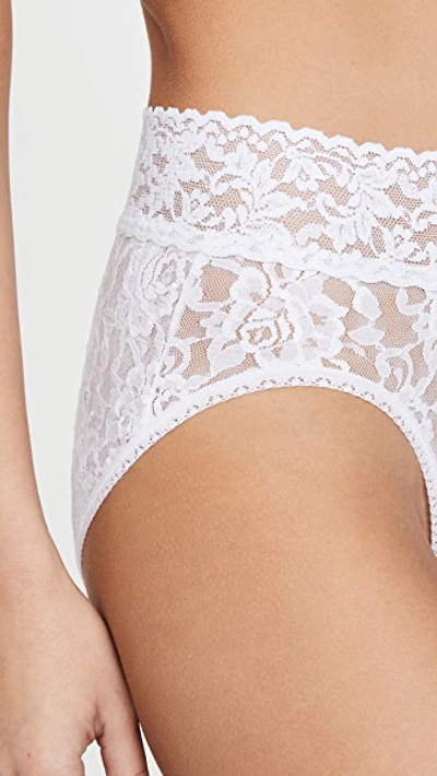 Shop Hanky Panky Signature Lace French Briefs White