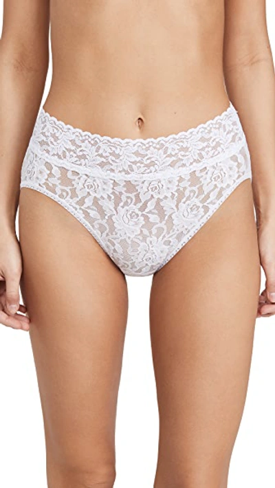 Shop Hanky Panky Signature Lace French Briefs White