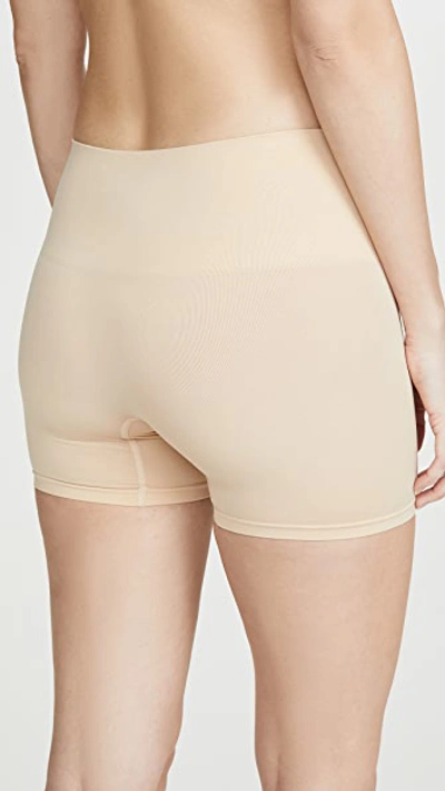 Yummie Seamlessly Shaped Ultralight Nylon Shorts In Frappe