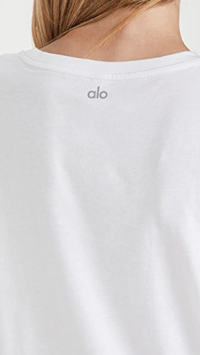 Shop Alo Yoga Everyday Tee In White