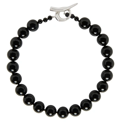 Shop Sophie Buhai Black Medium Onyx Collar Necklace
