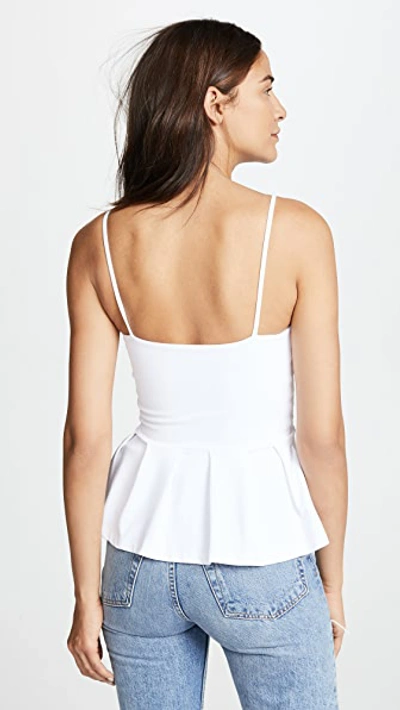 Susana Monaco Flare Hem Tank 6 In Sugar